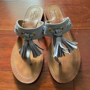 Coach - Sheena women’s sandal, size 7, powder blue